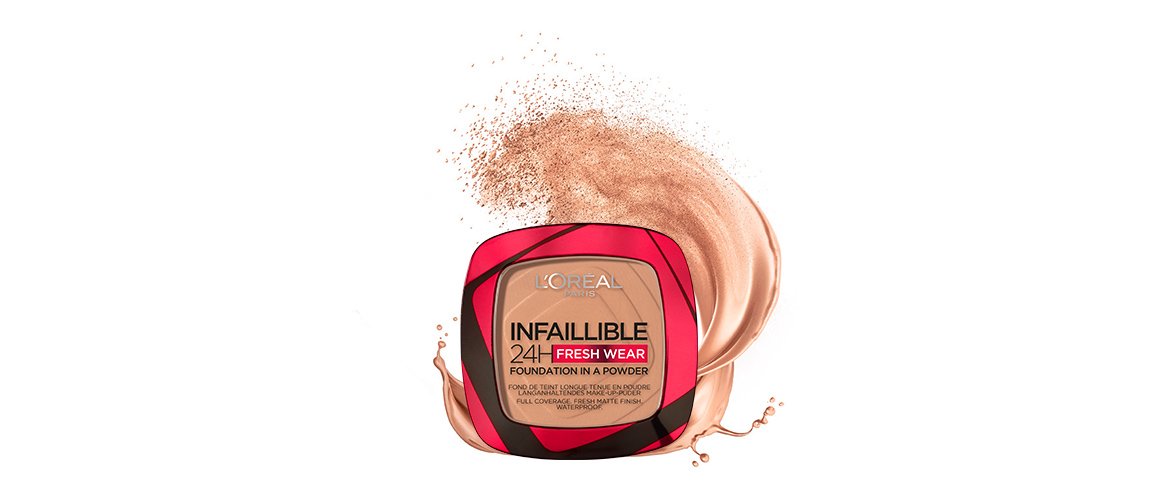 Tiegel von 24h Fresh Wear Foundation In A Powder